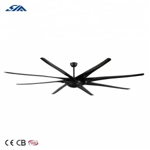 Modern Design Strong Wind Electric Large Ceiling Fan 100 Inch Big Ceiling Fans for Hotel Lobby