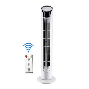 Modern Designed Tower Fan Remote Control Quiet Pedestal Bladeless Fan Electrical Tower Fan