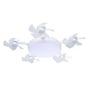 Modern E27 Drone Fan Light 15W 20W 30W Creative Eye Protection Ceiling Fan with Infinite Dimming and Foldable for LED Lighting