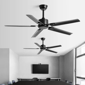 Modern Electric AC Motor Remote Control 5-Blade Ceiling Fan with Energy Saving & Quiet Design for Home or Hotel