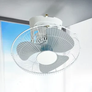 Modern Electric Ceiling Fan with Adjustable Head Mechanical Control for Hotel Household Dormitory School & Office Use