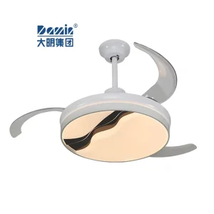 Modern Home Luxury living room lighting crystal chandelier led ceiling fan with remote control