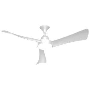 Modern LED Ceiling Fan 42” 52” 56” DC Motor Stylish 3 Blades Plastic Ceiling Fan Light with Remote Control