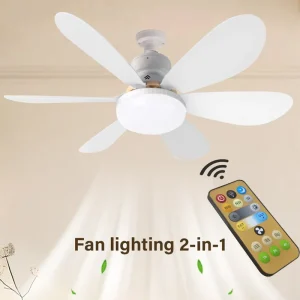 Modern LED Ceiling Fan Light 40W E27 with Remote Control for Dimming for Living Room Study Household Use 85 265V 220V Input