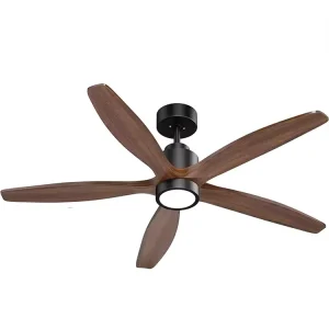 Modern LED Ceiling Fan with Light, Remote Control