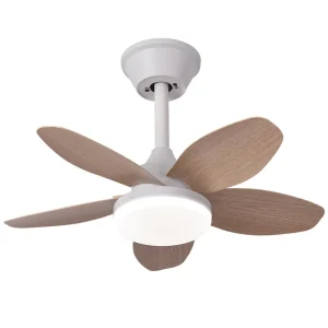 Modern LED Ceiling Fan with Light and Remote Control Quiet DC Motor 3 Color Change Decorative Ceiling Fan for Bedroom