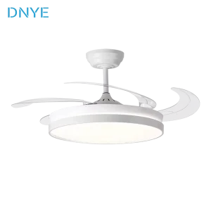 Modern LED Iron Acrylic Ceiling Fan Light Suitable for Bedrooms Living Rooms Dining Rooms Hotels Using DC Motors