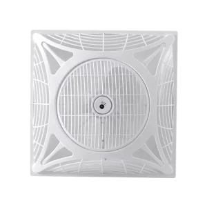 Modern Large Office Bedroom Fan Embedded square Ceiling Fan 600 * 600mm Ceiling Fan Blowing and Lighting 2 in 1