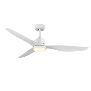 Modern Luxury LED Ceiling Fans Remote Control Metal DC Motor Electric Household Hotel Use 52 Inch Energy Saving Quiet Design Air