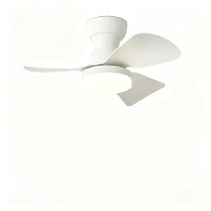 Modern Minimalist Bedroom 28 Inch Ceiling Fan Light with 3 Blades LED Low noise Remote Control DC Motor Fan Light