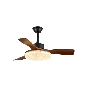 Modern Minimalist Style Living Room and Dining Room ABS Blade Remote Dimming Ceiling Fan Light Low energy Household Fan Light