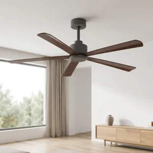 Modern Quiet BLDC Ceiling Fan 44/54 Inch ABS 5 Blades AC/DC Motor with Remote Control Home Decor