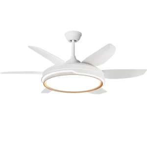 Modern Super Bright Smart Color Temperature Changeable High CRI 90 5500 Lumens LED Ceiling Fan