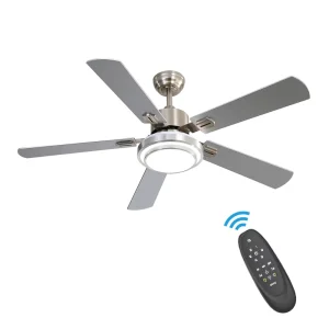 Most Popular Decor Residential 52 Inch 5 Blades Modern Led Ceiling Fan With Light