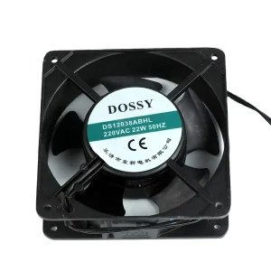 Moter AC Axial Fan Electric 120x120x38mm 220V Aluminum Alloy Ball Bearing OEM ODM
