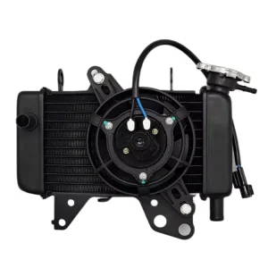 Motorcycle Racing Radiator With Fan Black for RS150 WINNER150 SONIC150 Supra GTR 150 19010-K56-N01-G1-BK