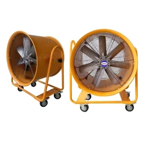 Movable High-speed 220V 50Hz Industrial Portable 24-inch Axial Ventilation Fan with Copper Motor