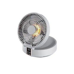 Movable Plastic Folding Fast Charging Cordless Rechargeable Table USB Fan for Outdoor