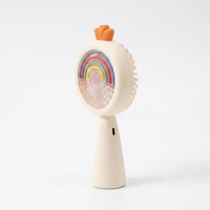 Multi Color Cartoon USB Rechargeable Handheld Fan Low Noise Portable for Students Car Outdoor