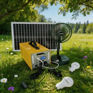Multi Function Portable Power Station With Solar Panel 100W 200W 300W LiFePO4 Battery Power Bank Outdoor Home Solar Generator