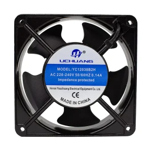 Multi Voltage Industrial Axial Flow Fan 12038 120X120X38mm High Standard High Airflow AC Cooler Motor