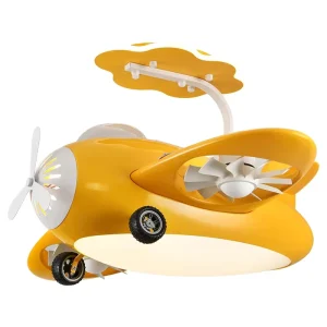 Multi color LED Ceiling Fan with Remote Control Lamp for Kids Bedroom & Living Room