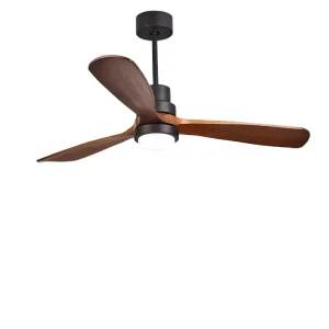 Multicolor Efficient Modern Ceiling Fan Dimmable Wooden Ceiling Fan With Led Lighting