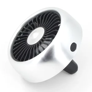 Multifunctional 3 Speed Mini Car Air Vent Cooling Fan with Colorful LED Lights Car Accessories