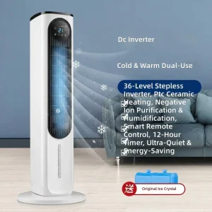 Multifunctional Air Conditioning Fan 10L Large Capacity Tower Cooler With 36 Speed Adjustable Wind for Office Use