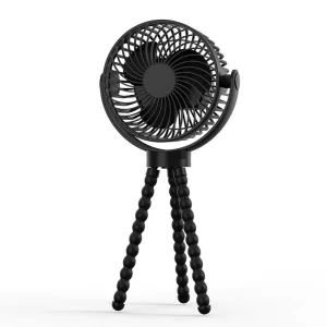 Multifunctional Mini Fan USB Charging Three Speed Air Cooling Household Plastic Table Fan Octopus Shaking Head Foldable