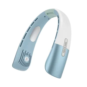 Mute Portable Bladeless Cooling 5 Speed Wearable Neck Fan for Outdoor Office Use Brushless Motor 6 8h Battery Life