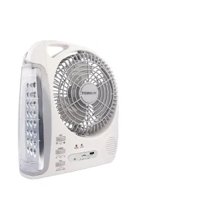 N283 Solar Powered Desk Fan for Car Use with FM & Music