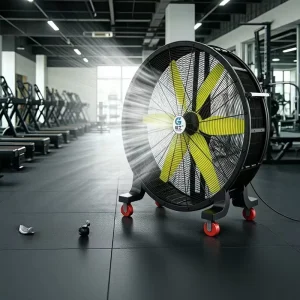 NEW 220V Industrial Powerful Movable Large Fan for Workshop Warehouse Factory Gymnasium Permanent Magnet Ventilator Fans