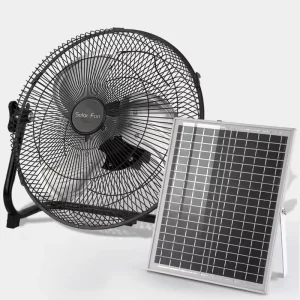 NEW ARRIVAL Solar DC Fan With Solar Panel Portable Cordless Speed Control Solar Fan