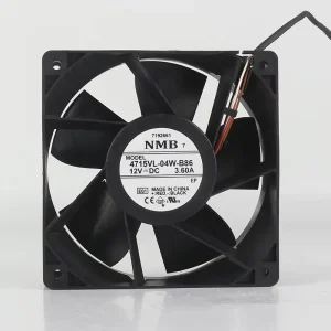 NMB 5V 24V 48V DC 12V 3.60A AC EC 12038 120X120X38MM 12CM PWM Temperature Control Four wire 4715VL 04W B86 Cooling Fan