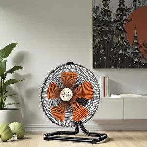 NUHU High Power Silent Electric Floor Fan Household Plastic Table Fan Mechanical Control for Living Room Bedroom Sitting Room