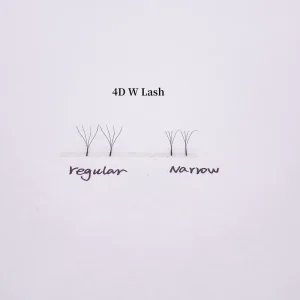 Narrow Fans 4D W 5D W Lashes Technology Eyelash Extension Private Label