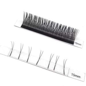 Narrow Version YY Lashes Extension 2D 0.07 Faux Mink C D Natural Soft Brazilian Eyelash Premade Volume Fans