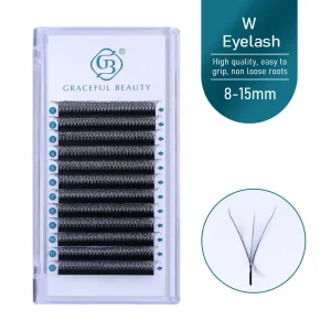 Natural Look W 4D 5D Premade Fairy Volume Fans Lashes Clover Bloom Eyelashes Extensions PBT Material Natural Black