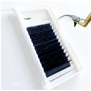 Natural Soft Handmade 12 Rows Matte Dark Black 8-15mm C/CC/D Curl Volume Easy Fan Lashes 0.03/0.05/0.07mm Eyelash Extensions