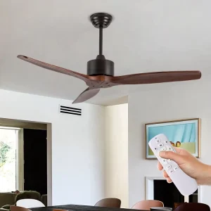 Natural Style CB CE SAA Certificated Living Room Bedroom Home Decor Low Noise 52 Inch Bldc Ceiling Fan
