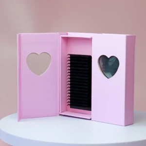 Natural Wispy Easy Fan False Eyelashes PBT Fiber Mixed Length 8 15mm Thickness 0.05mm CC LC DD Curl