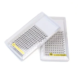 Natural Wispy Easy Fan False Eyelashes PBT Fiber Mixed Length 8 15mm Thickness 0.05mm CC LC DD Curl