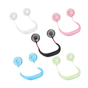 Neck Fan Personal Portable Mini Rechargeable Free Wearable Sport