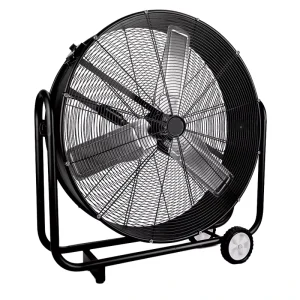 New 20″ 24″ 30″ 36″ Industrial Air Cooling Drum Fan Heavy Duty High Velocity Powerful Shop Fan 3 Speeds