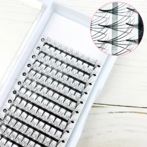 New 3D Effect Premade Fans Eyelash Private Label Premade Fanned Lashes Extensions