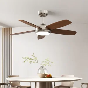 New 42 Inch Best Bedroom BT Fancy Modern Large Dc Ceiling Fan with Lights Light Chandeliers and Remote Home Leaf