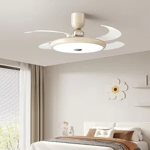 New 42 Inch Smart Luxury 220v Living Room Low Profile Ceiling Fan Lamp with Lights 220v and Remote Control New