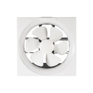 New 6 Inch Plastic Square Wall Window Louvered Ventilation Extractor Fan for Home