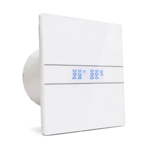 New 6 Inch Plastic Square Wall Window Louvered Ventilation Extractor Fan for Home